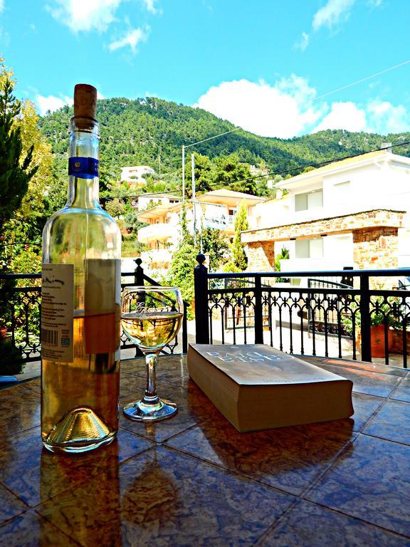 Panorama Apartments And Studios Chrisi Ammoudia Exteriör bild